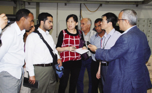 阿拉伯國(guó)家聯(lián)合記者團(tuán)來(lái)太采訪